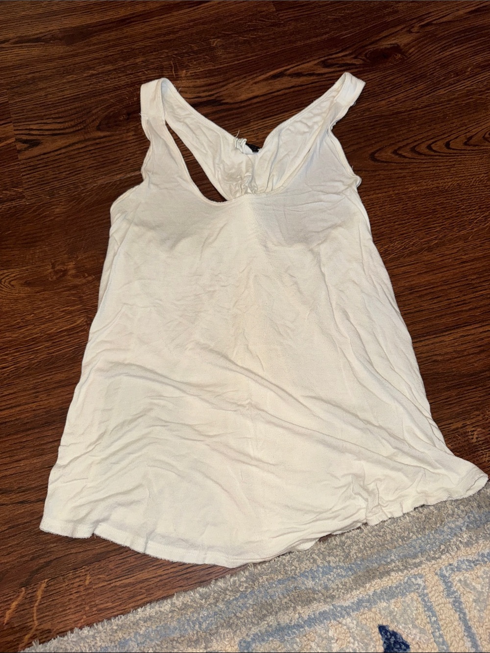 We The Free White Racerback Tank Top